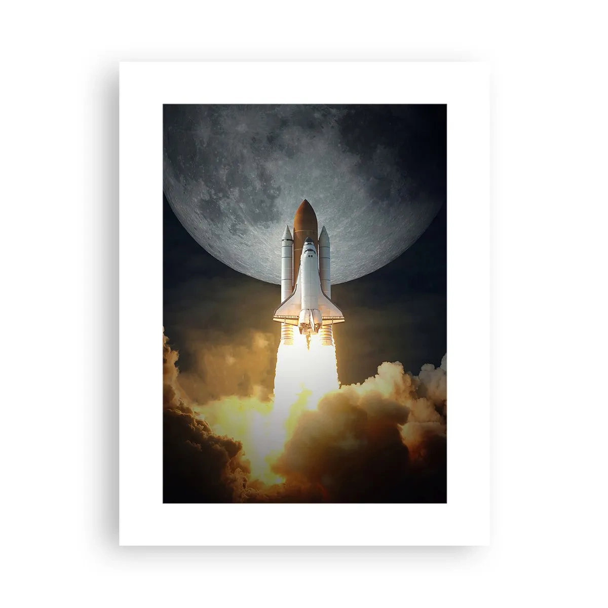 Affisch - Början på ett utomjordiskt äventyr - 30x40 cm