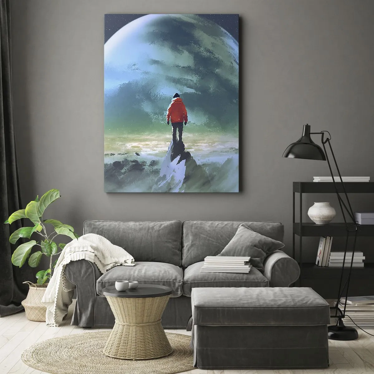Canvastavla - Bild på duk - Upptäckare av en ny jord - 50x70 cm