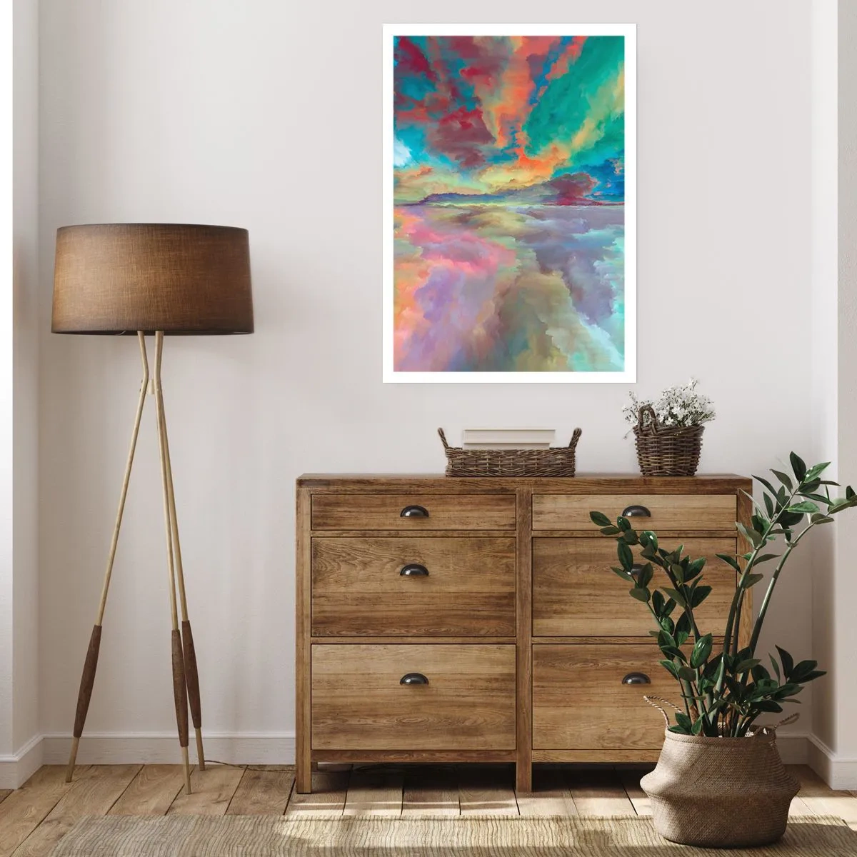 Affisch - Två himlar - 30x40 cm