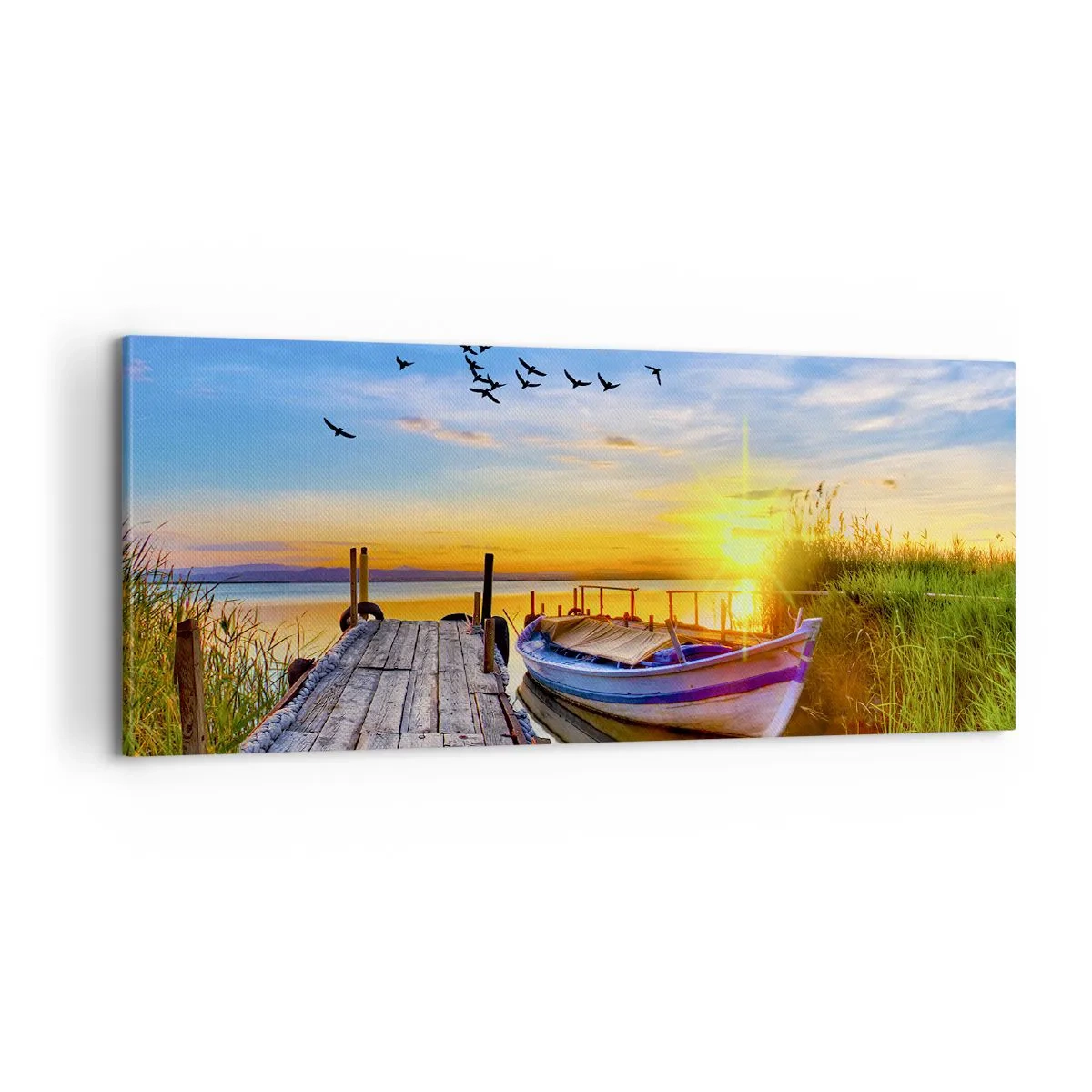 Canvastavla - Bild på duk - Adjö, vi ses imorgon - 100x40 cm