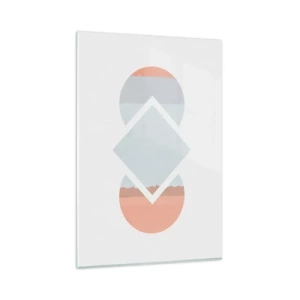 Glastavla - Bild på glas - Situationen är klar - 80x120 cm