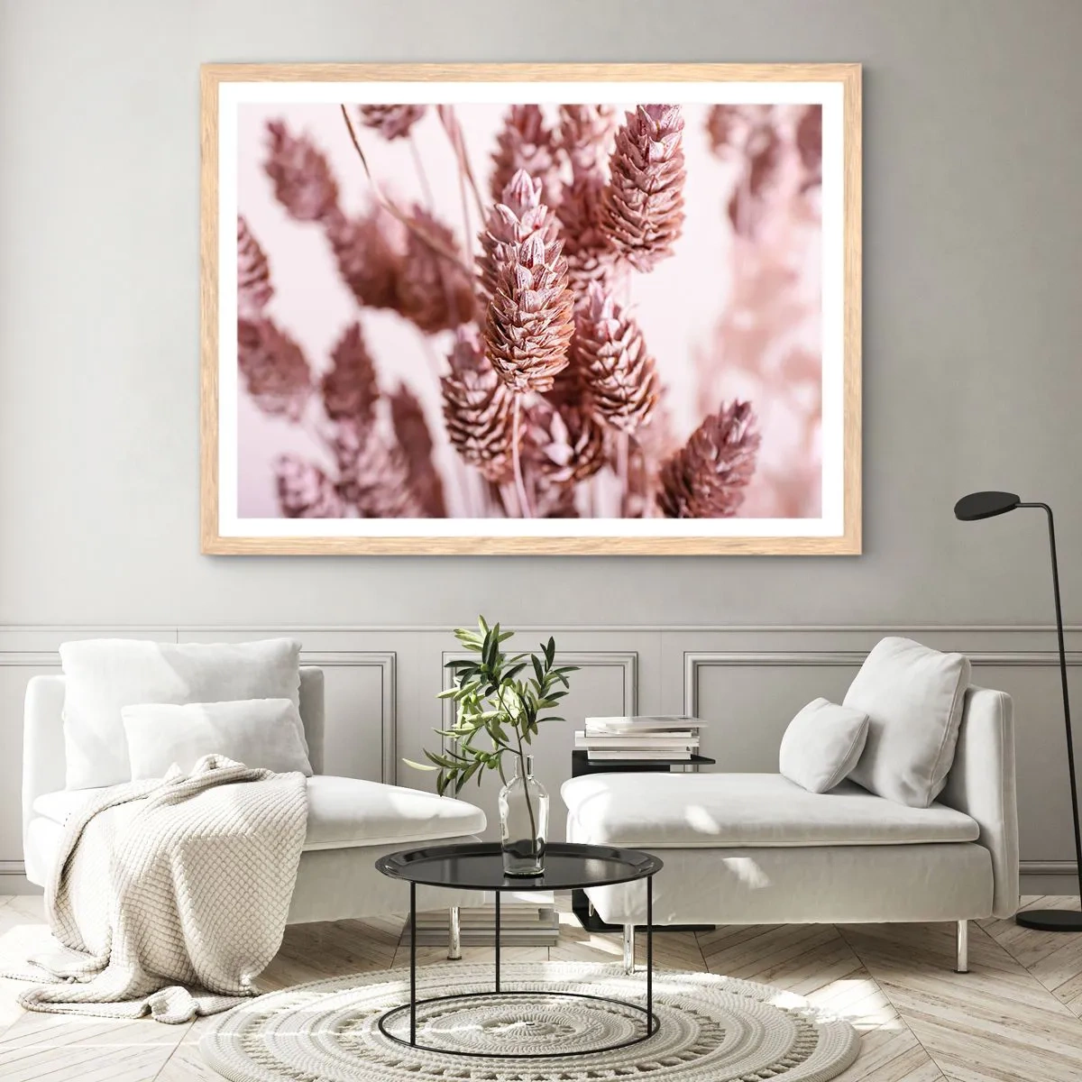 Affisch i ram av ljusek - Skenet bedrar - 100x70 cm