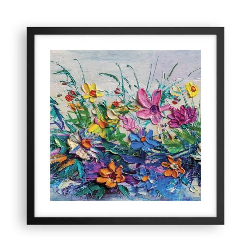 Affisch i svart ram - Icke stilleben - 40x40 cm