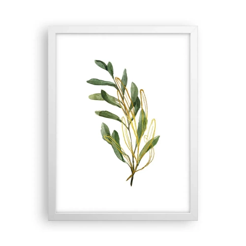 Affisch i vit ram - Allt som är gott - 30x40 cm