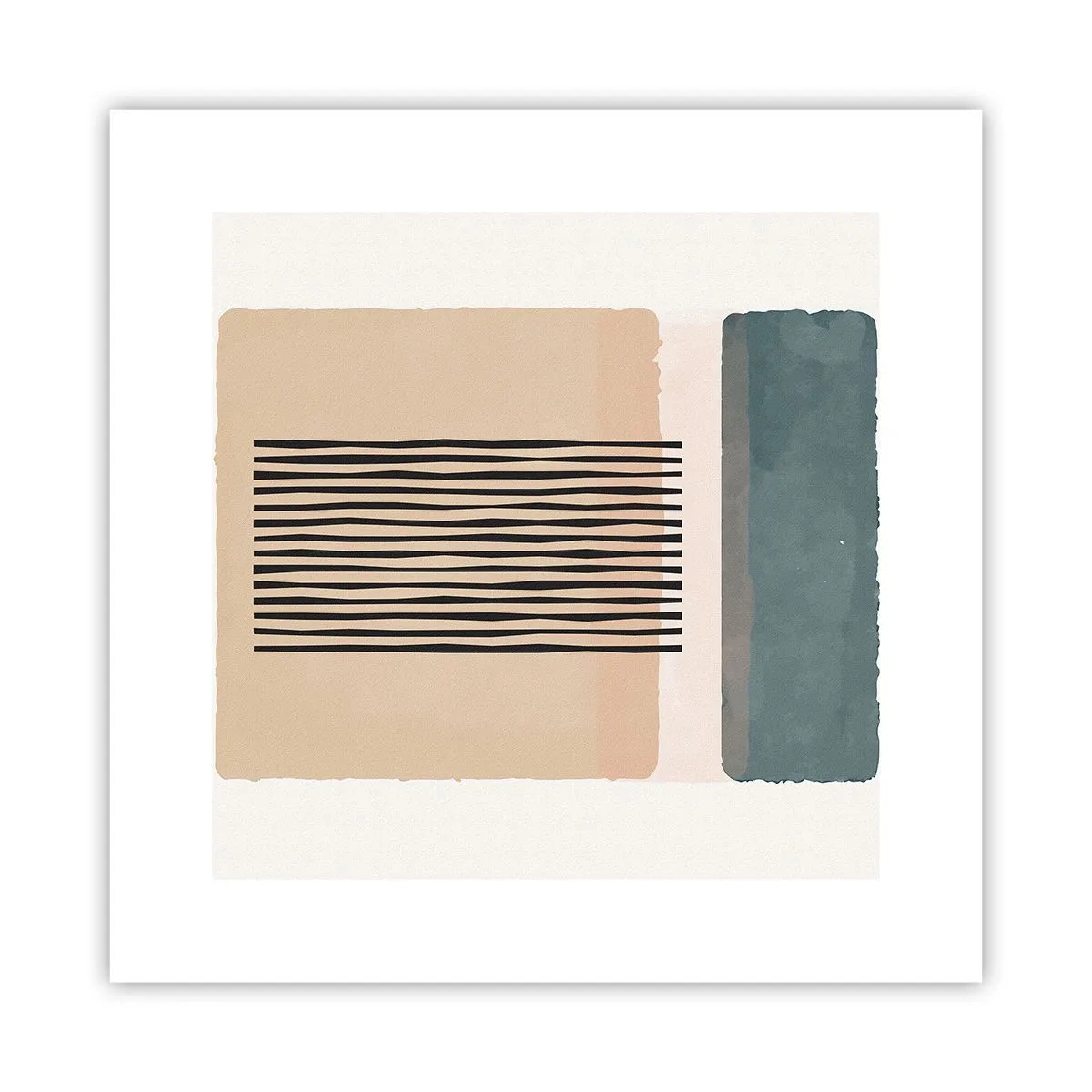 Affisch - Allt väl - 30x30 cm