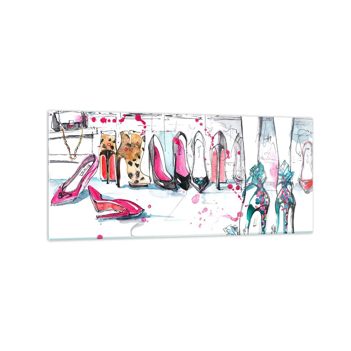 Glastavla - Bild på glas - Sesam, öppna dig - 120x50 cm