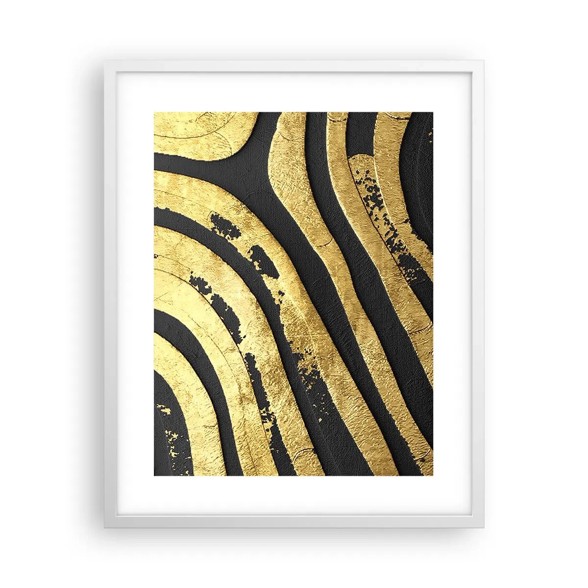 Affisch i vit ram - Allt flyter - 40x50 cm