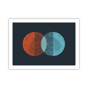 Affisch - Astronomisk fantasi - 70x50 cm