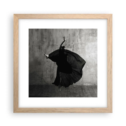 Affisch i ram av ljusek - Full av passion - 30x30 cm