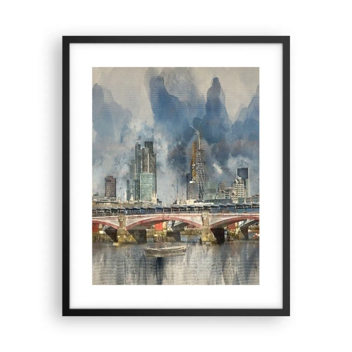 Affisch i svart ram - London i hela sin prakt - 40x50 cm