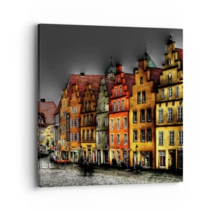 Canvastavla - Bild på duk - Det saknas bar förtrollad droska - 40x40 cm