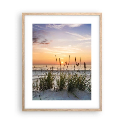 Affisch i ram av ljusek - Titta, tänk, känn - 40x50 cm