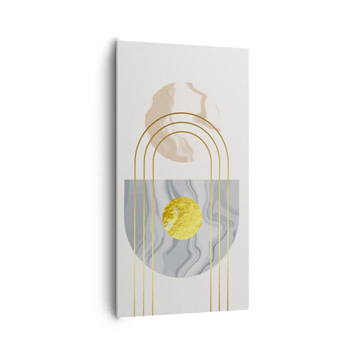 Canvastavla - Bild på duk - Ljushet och sken - 65x120 cm