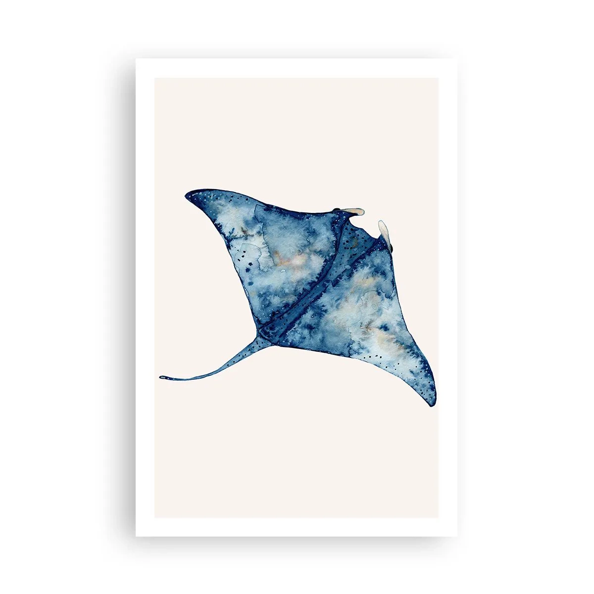 Affisch - Liv i blått - 61x91 cm