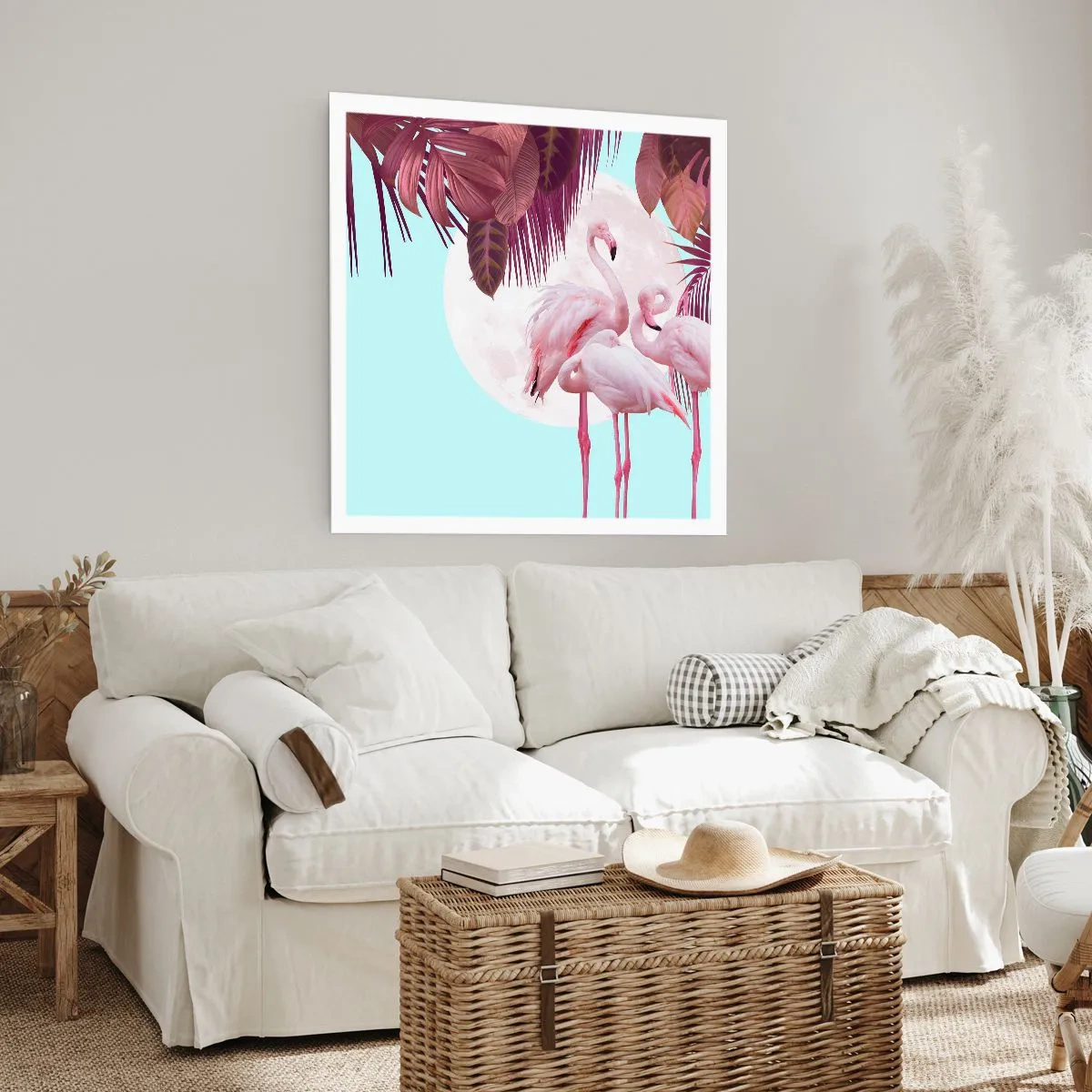 Affisch - De tre fågelgracena - 30x30 cm