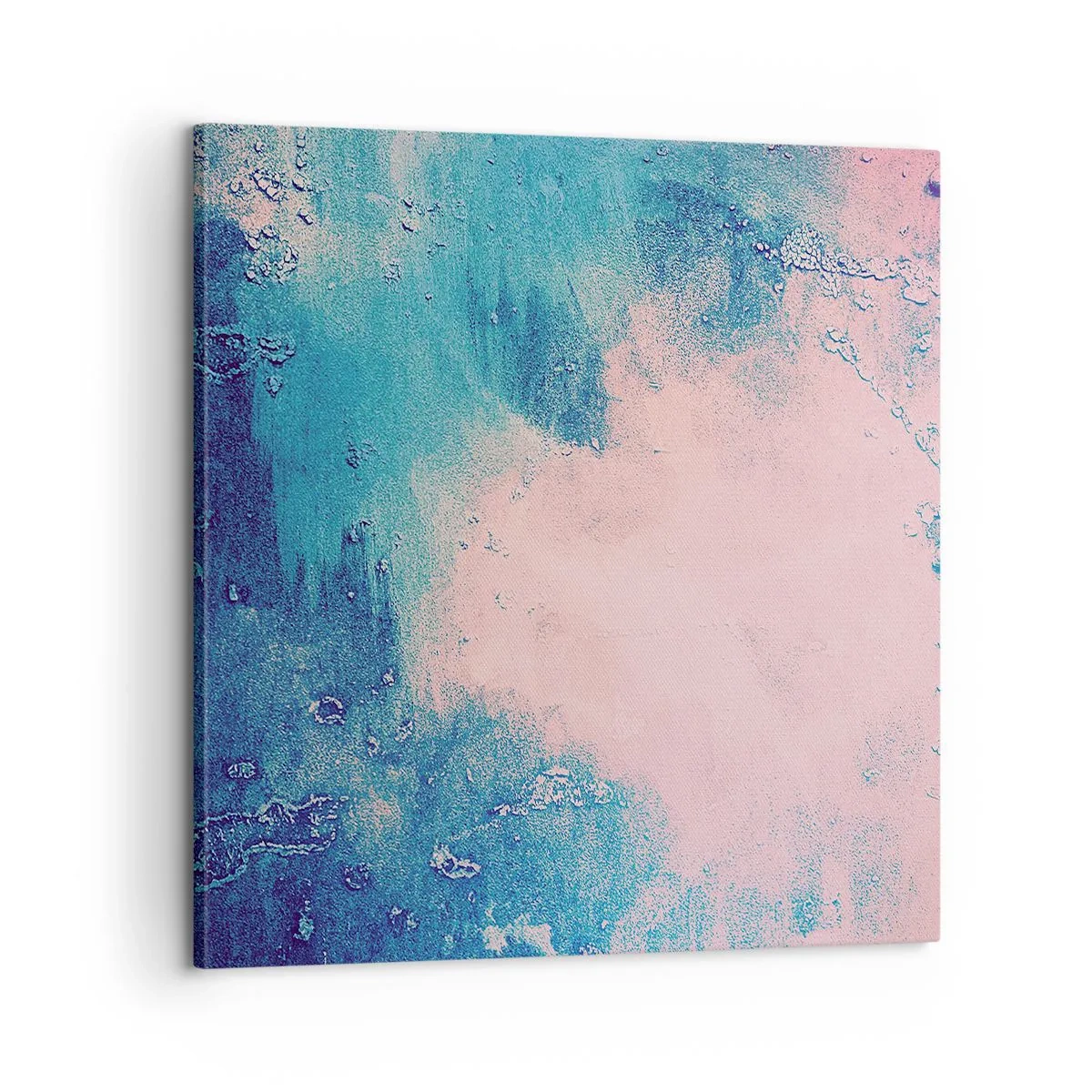 Canvastavla - Bild på duk - Blåa famnar - 60x60 cm