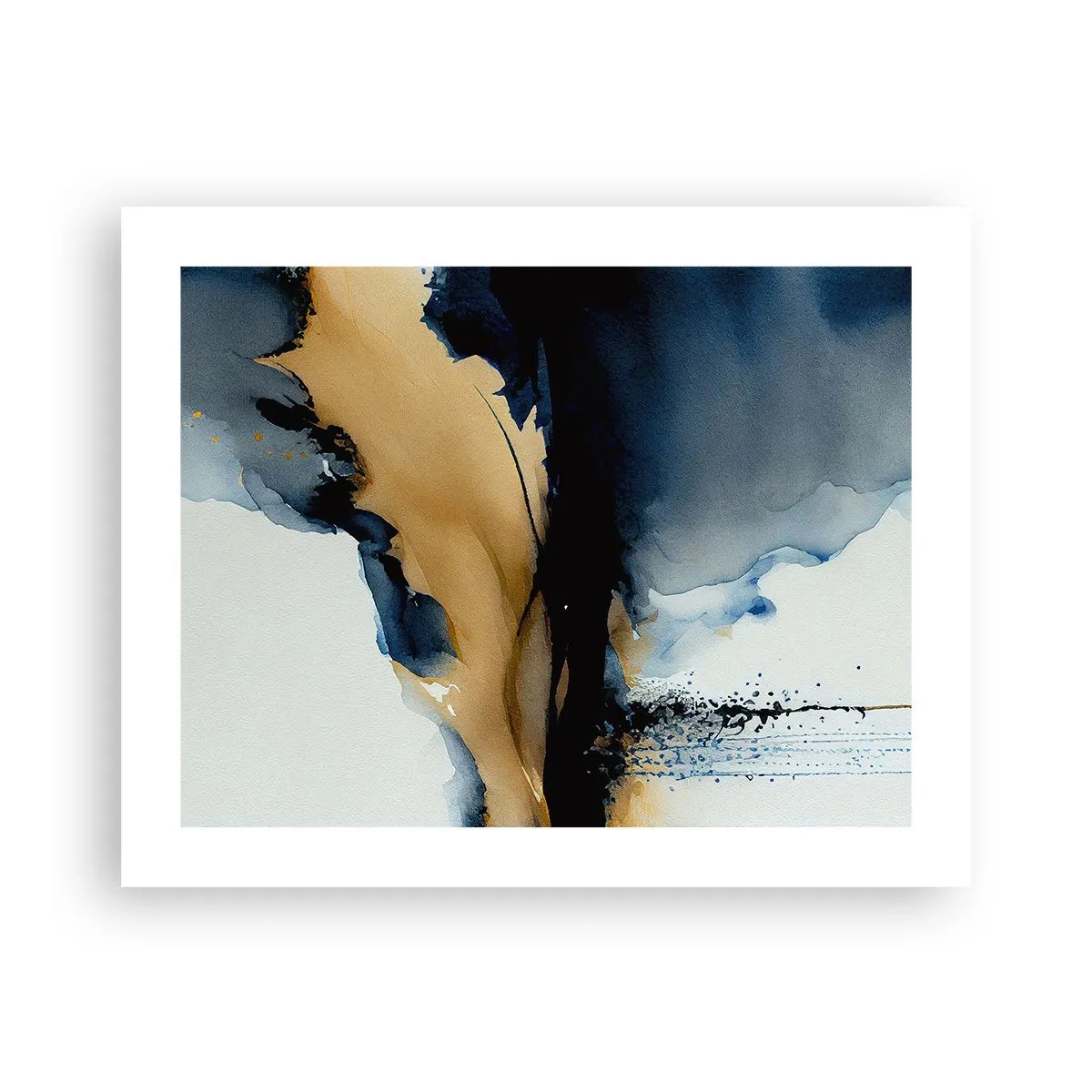 Affisch - Bakom ridån - 50x40 cm