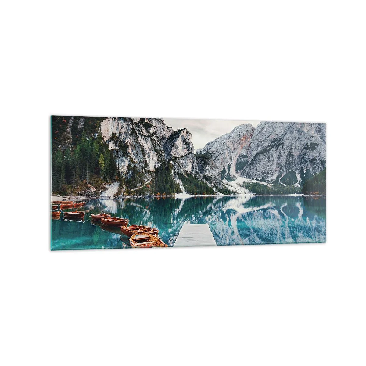Glastavla - Bild på glas - Vi visar dig skönhet - 120x50 cm