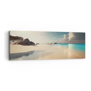 Canvastavla - Bild på duk - En drömlik dag - 90x30 cm