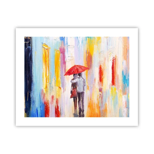 Affisch - Må det fortsätta regna - 50x40 cm