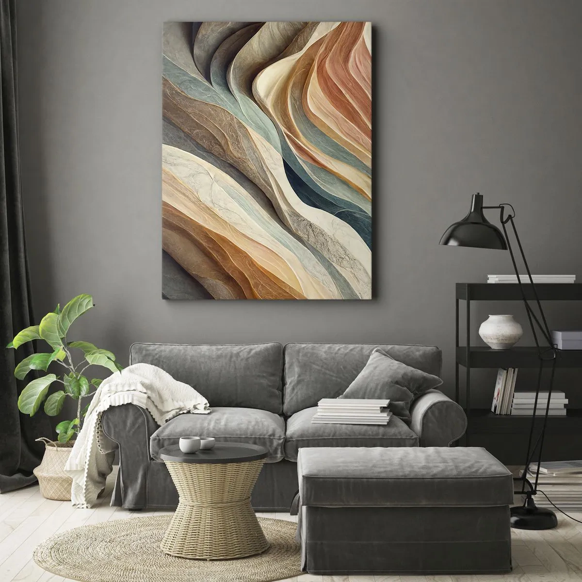 Canvastavla - Bild på duk - Ögonblick före förändring - 50x70 cm