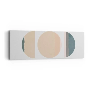 Canvastavla - Bild på duk - Hjul efter hjul - 90x30 cm