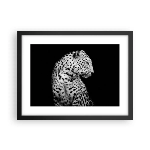 Affisch i svart ram - Perfekt höger profil! - 40x30 cm