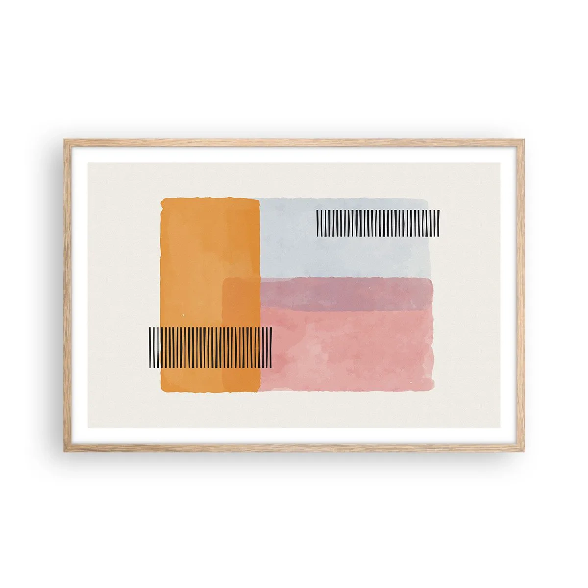 Affisch i ram av ljusek - Från hörna till hörna - 91x61 cm