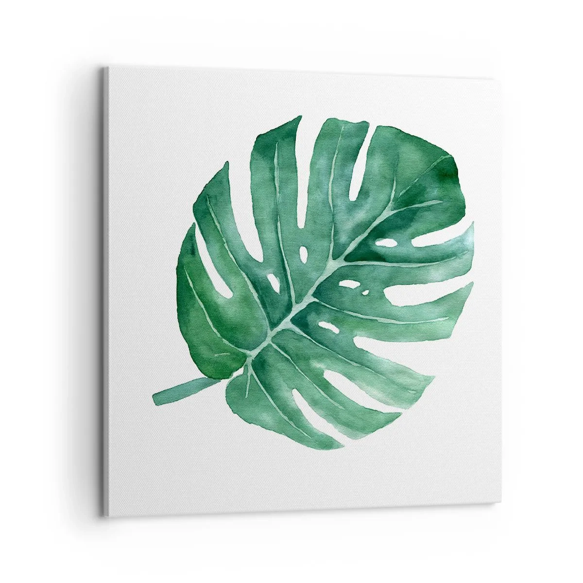 Canvastavla - Bild på duk - Grönt koncept - 60x60 cm
