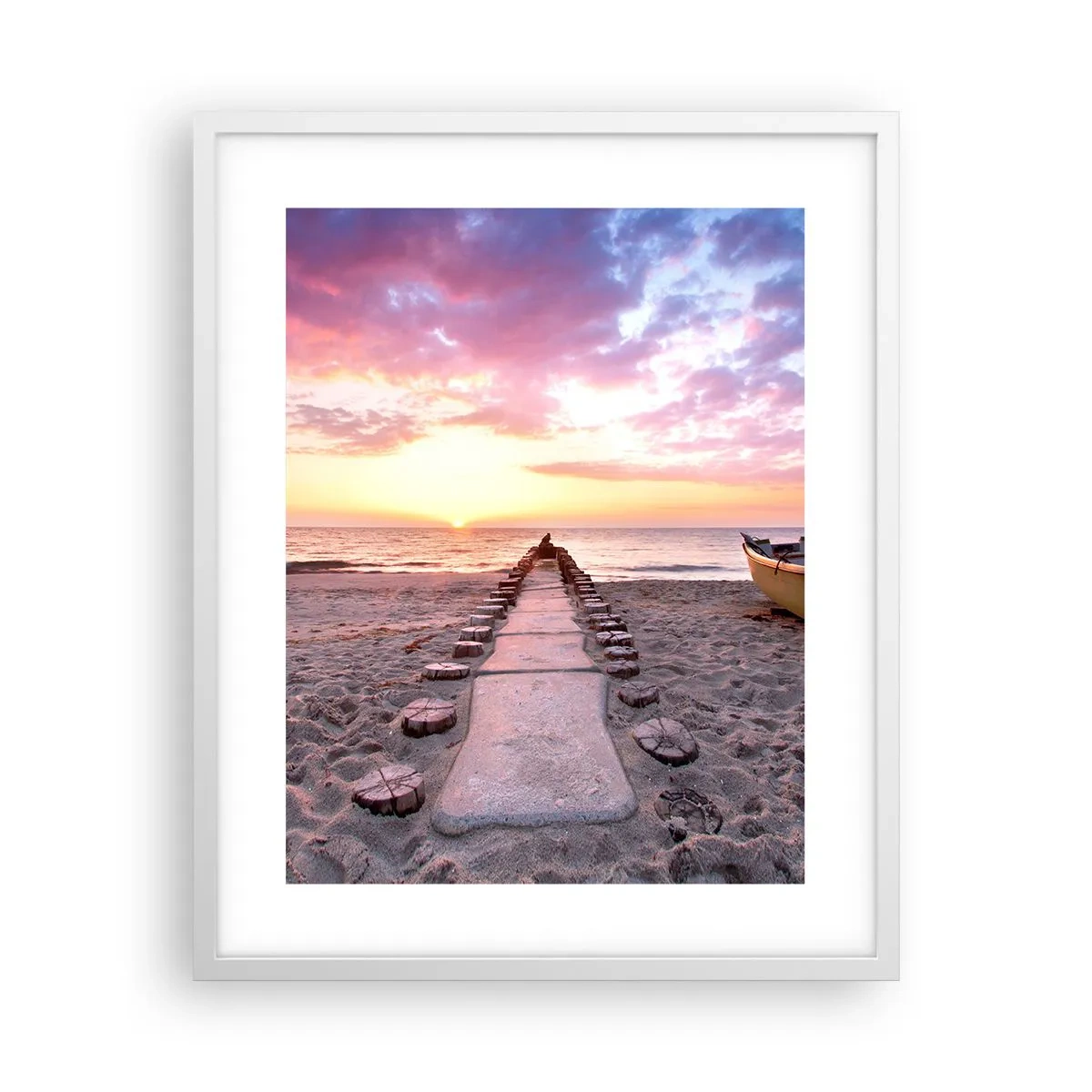 Affisch i vit ram - En stund av djup upplevelse - 40x50 cm