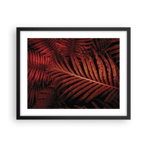 Affisch i svart ram - Livets glöd - 50x40 cm