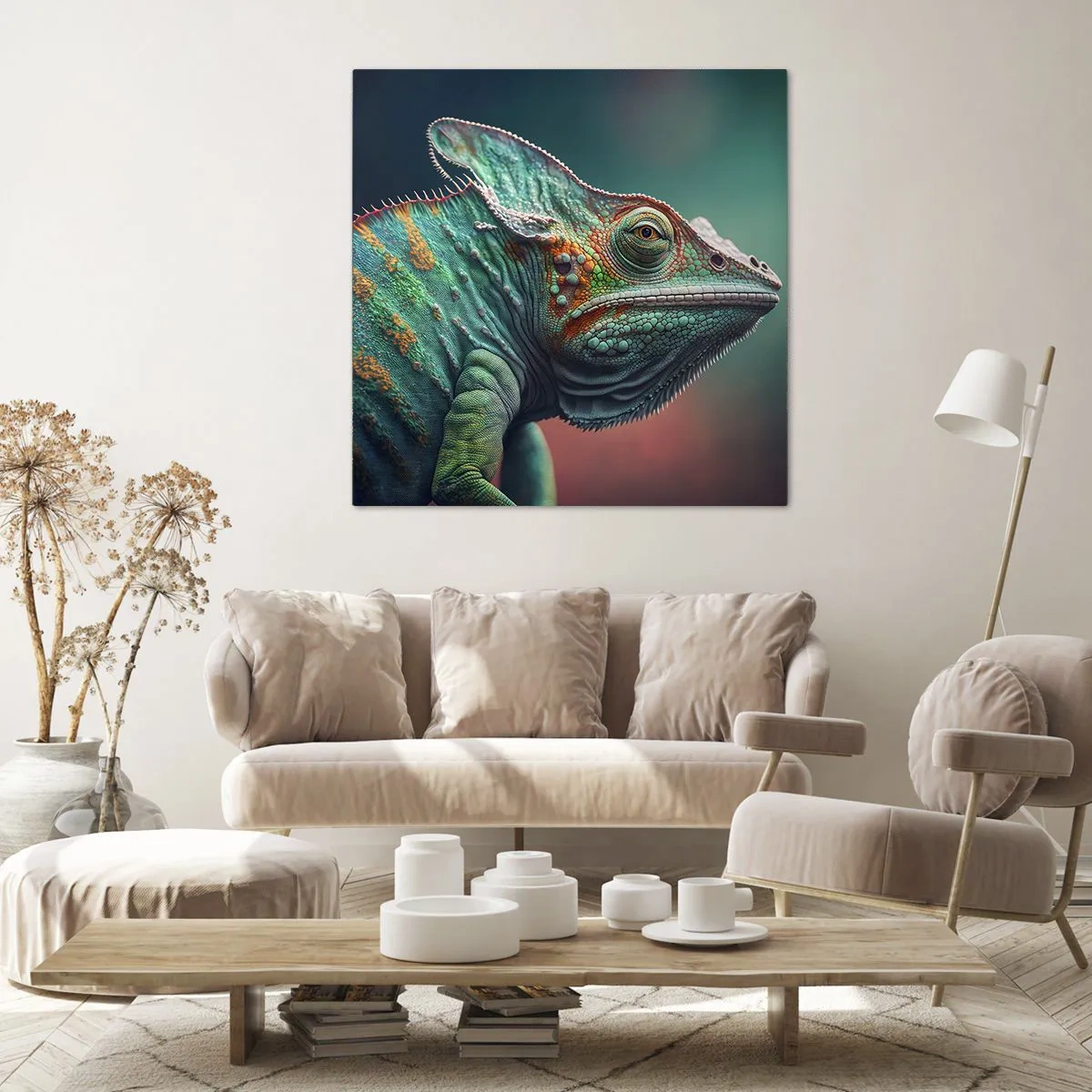 Canvastavla - Bild på duk - Ser du mig? Inte bra… - 40x40 cm