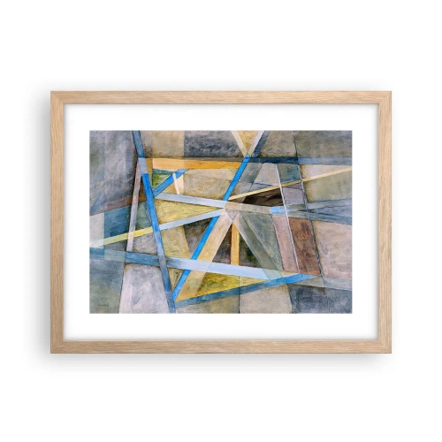 Affisch i ram av ljusek - Rakt fram eller diagonalt? - 40x30 cm