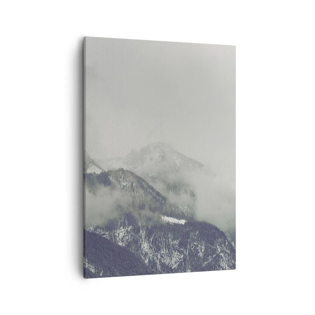Canvastavla - Bild på duk - Dimmig dal - 50x70 cm
