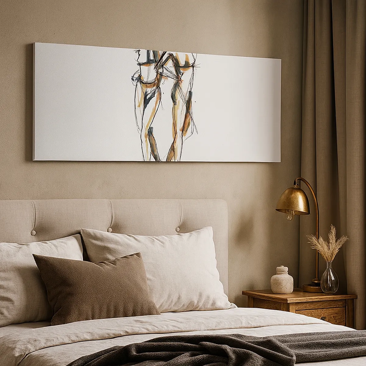 Canvastavla - Bild på duk - Charmens studie - 30x30 cm