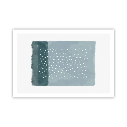 Affisch - Uppstådda ur det blåa - 91x61 cm