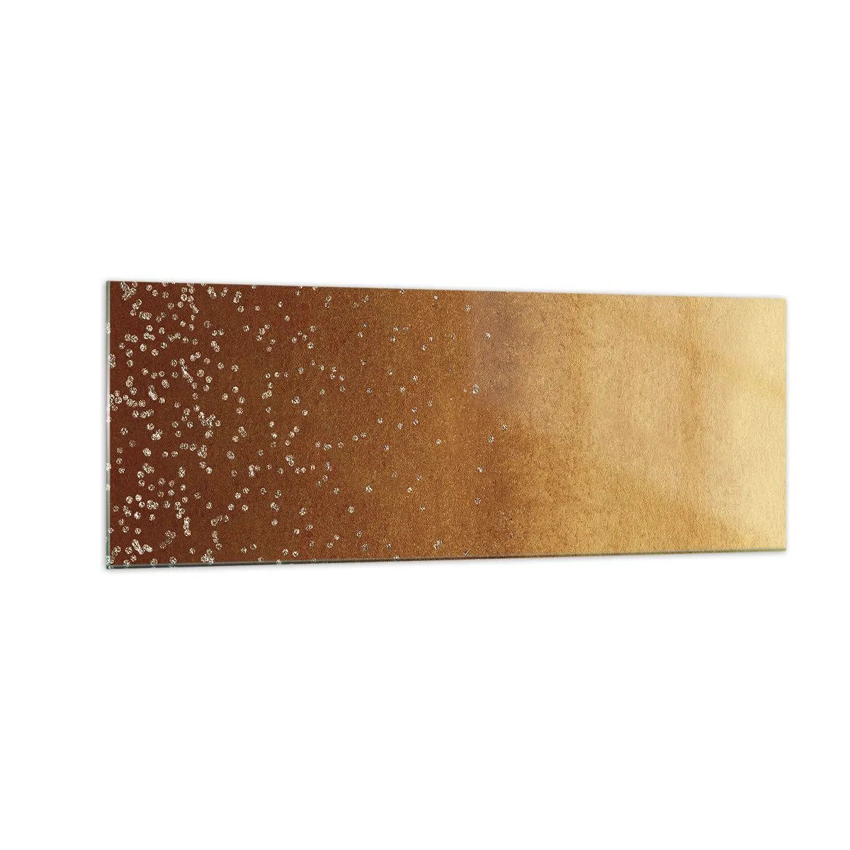 Glastavla - Bild på glas - Ljusets födsel - 140x50 cm