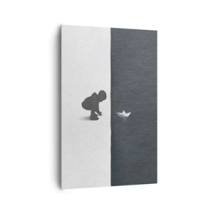 Canvastavla - Bild på duk - En stor expedition - 80x120 cm