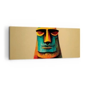 Canvastavla - Bild på duk - Statylik, men ändå sympatisk - 100x40 cm