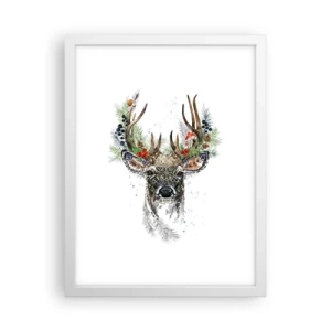 Affisch i vit ram - I högtidskläder - 30x40 cm