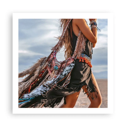 Affisch - Shamanens flicka - 60x60 cm
