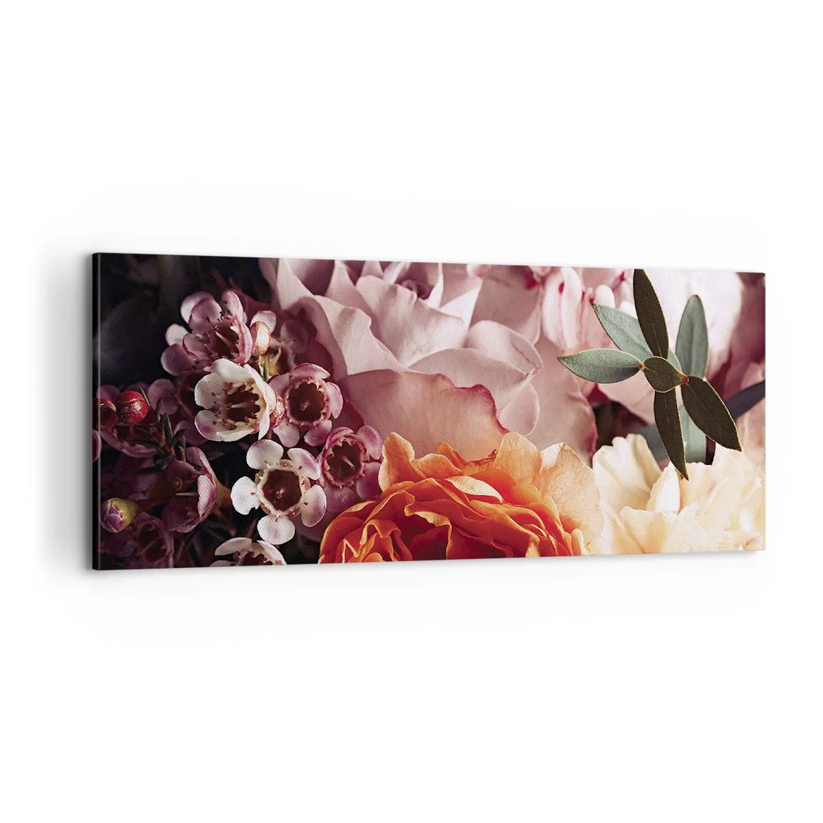 Canvastavla - Bild på duk - Omgärdade av skönhet - 100x40 cm