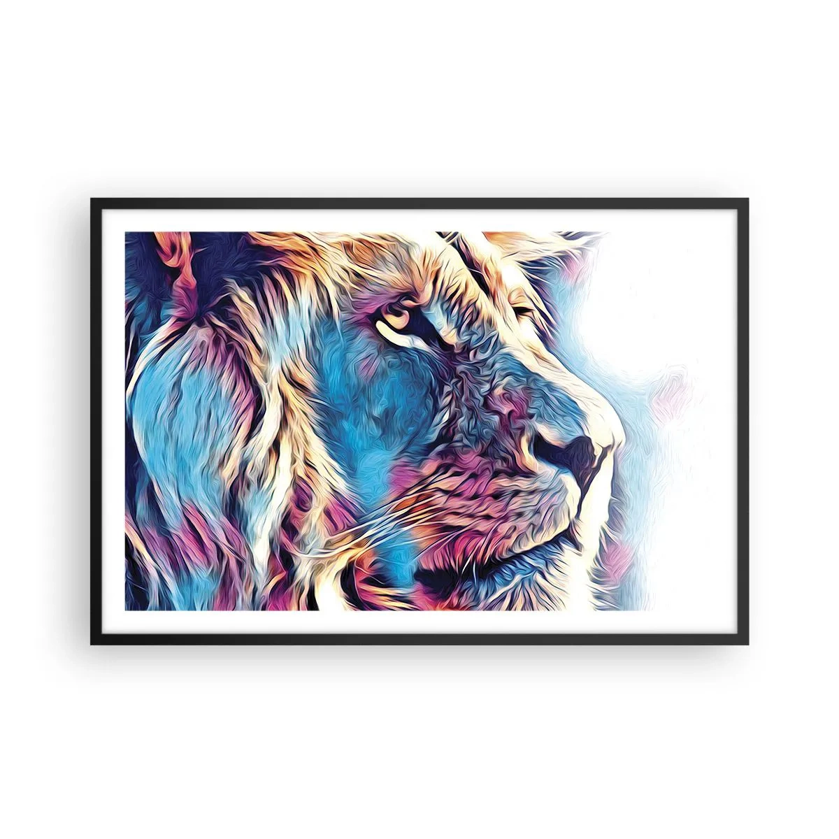 Affisch i svart ram - Naturens klokhet - 91x61 cm