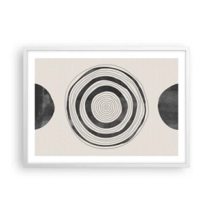 Affisch i vit ram - De viktiga sakerna däremellan - 70x50 cm