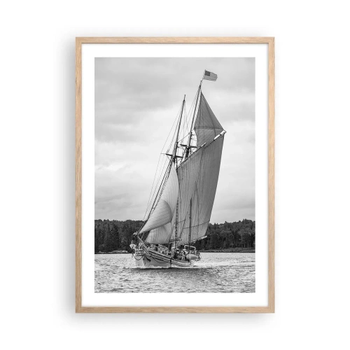 Affisch i ram av ljusek - Vindens bröder - 50x70 cm