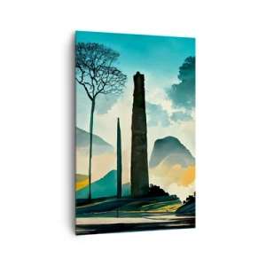 Canvastavla - Bild på duk - Fortfarande högre och högre - 80x120 cm