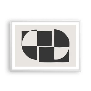 Affisch i vit ram - Antites – syntes - 70x50 cm