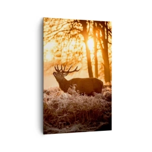 Canvastavla - Bild på duk - Jägarens dröm - 80x120 cm