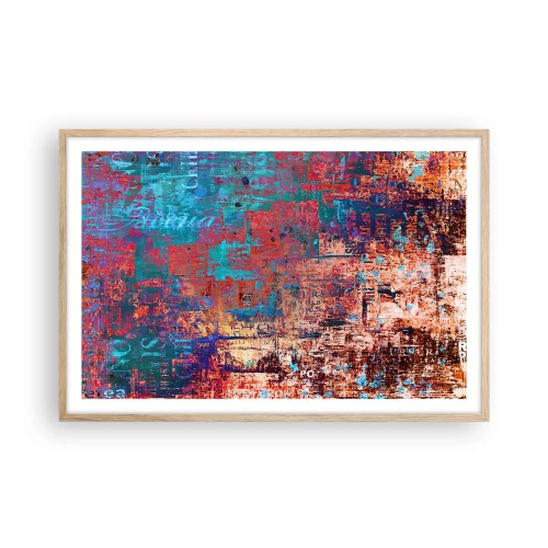 Affisch i ram av ljusek - Minne och icke-minne - 91x61 cm
