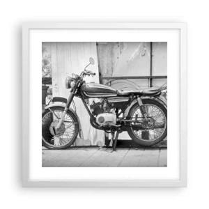 Affisch i vit ram - Klassik framför allt - 40x40 cm